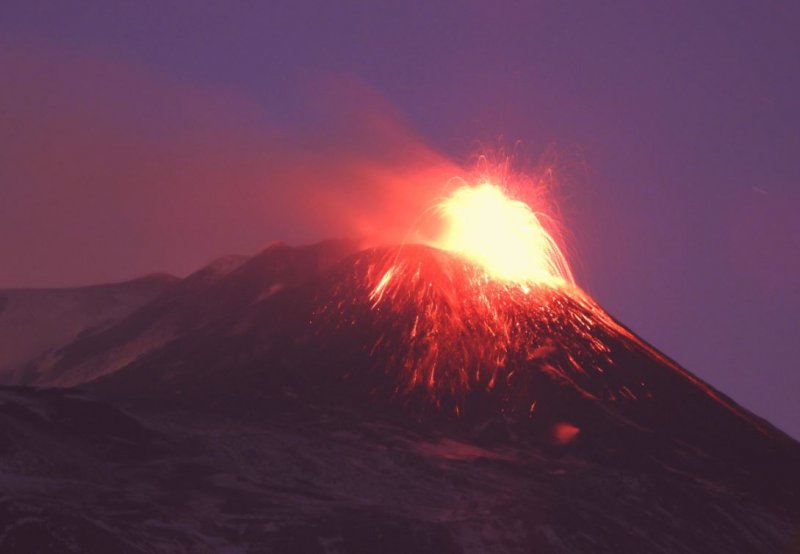 Корякский вулкан извержение