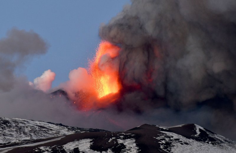 Вулкан Этна 2018