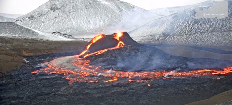 Лава Исландия Исландия вулкан