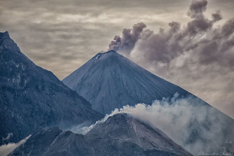 Вершина Авачинского вулкана
