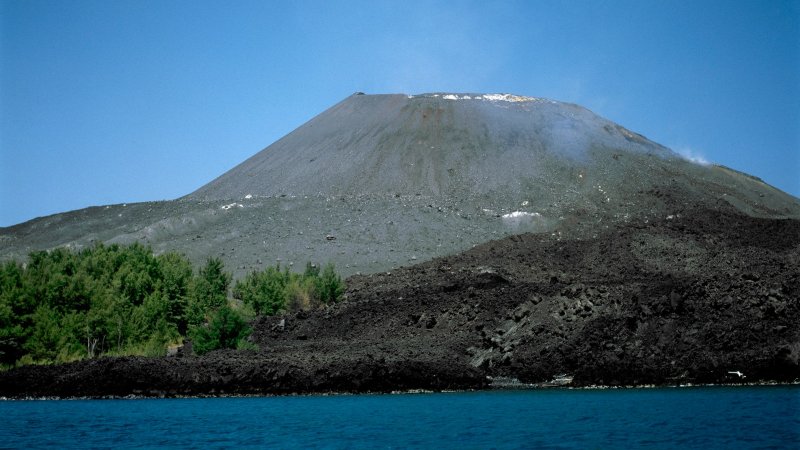 Озеро Державина Ключевской вулкан Камчатка