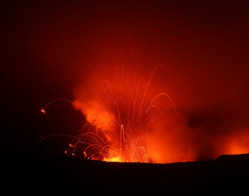 Индонезийский вулкан Мерапи