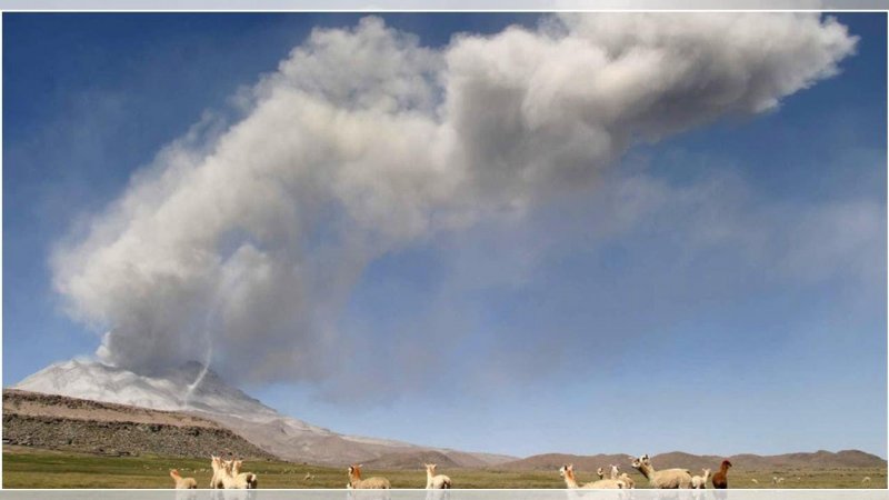 Извержение вулкана Уайнапутина