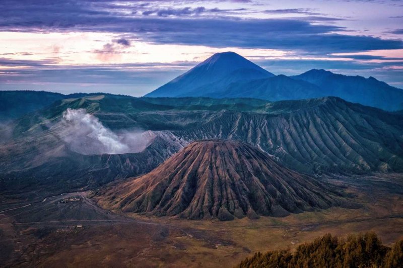 Вулкан Бромо в Индонезии
