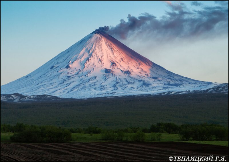 Авачинская сопка вулкан высота