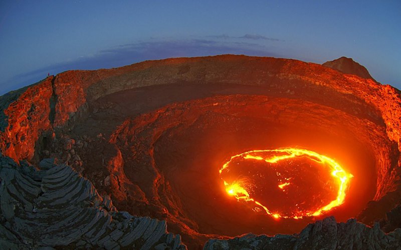 Достопримечательности Эфиопии вулкан эрта але