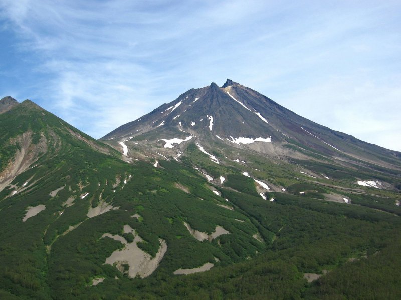 Кальдера вулкана Камчатка