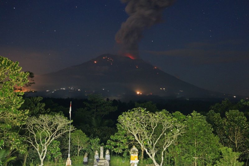 Извержение вулкана Тамбора в Индонезии в 1815 году