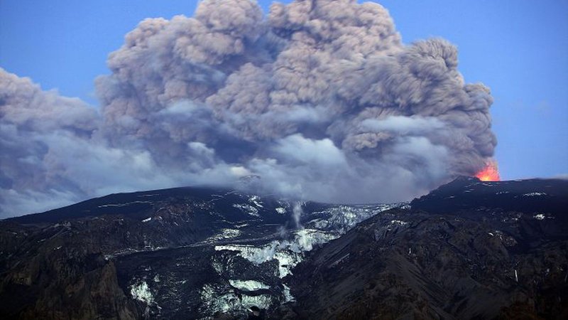 Вулкан Катла Исландия
