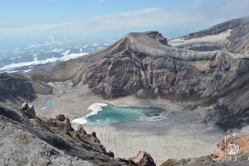 Вид с Мишенной сопки на Авачинский вулкан