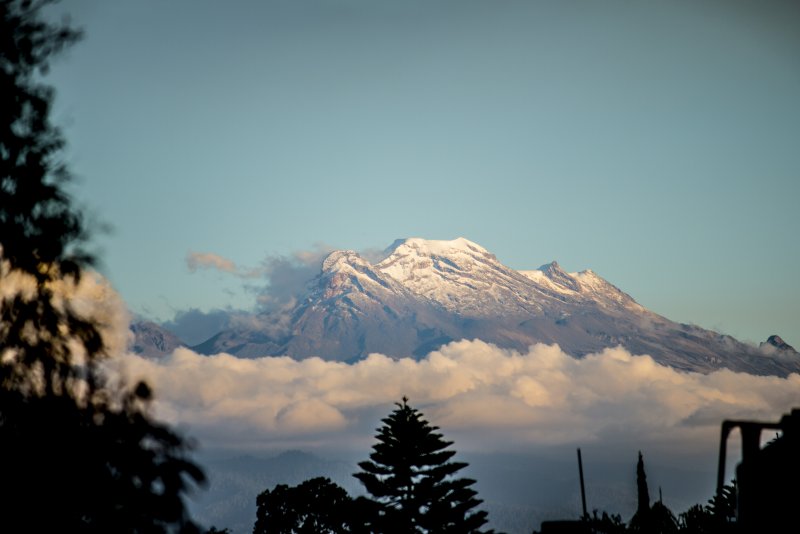 Гора Истаксиуатль в Мексике