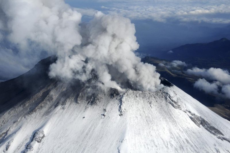 Popocatepetl вулкан извержение