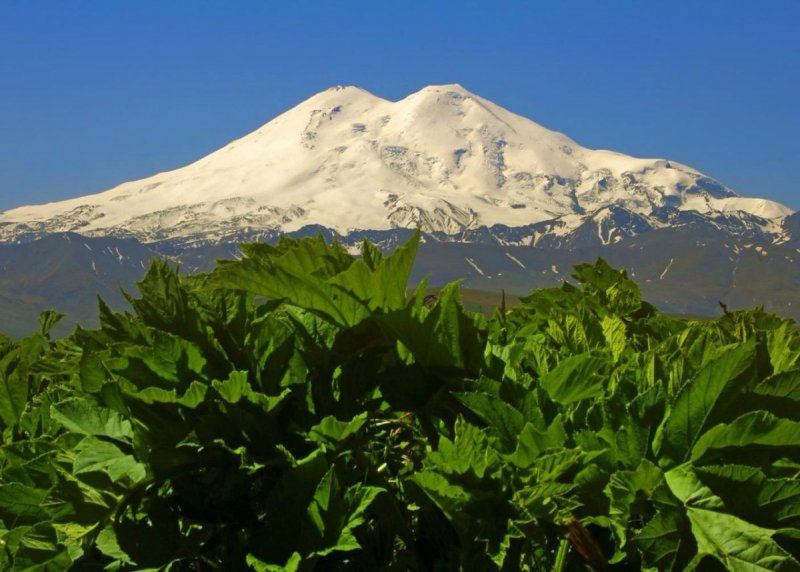 Гора Эльбрус извержение