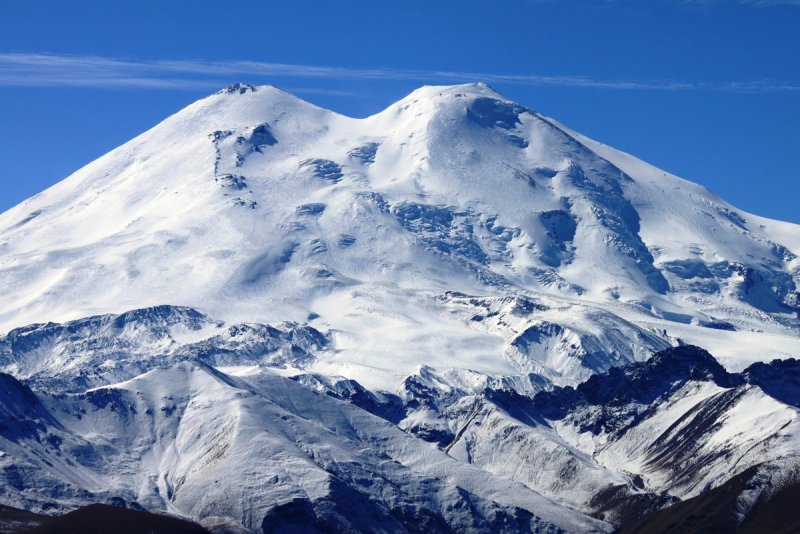 Вулкан Эльбрус на Кавказе