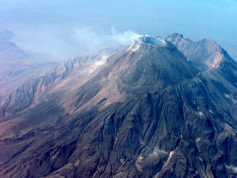 Извержении вулкана безымянного на Камчатке в 1956 г.