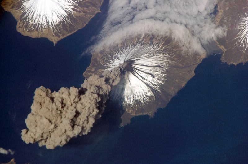 Вулкан безымянный извержение 1956 года