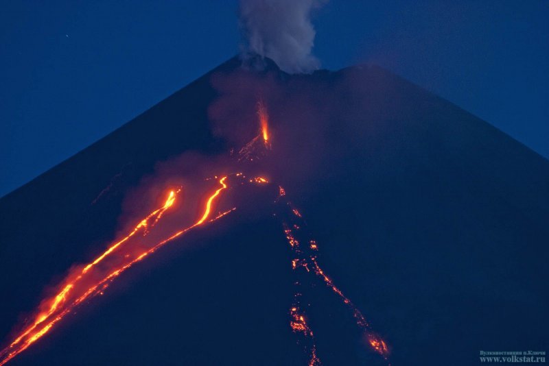 National Geographic, вулкан безымянный Камчатка
