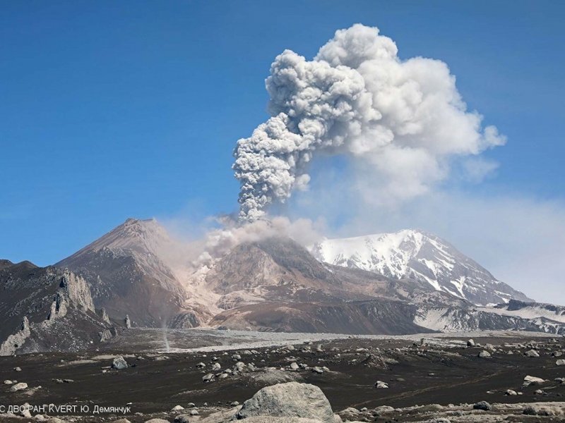 Извержение вулкана Этна 2020