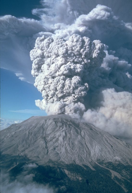 1980 Г. 18 мая, США, штат Вашингтон, вулкан сент-Хеленс