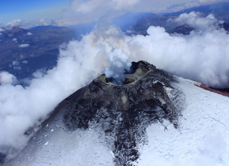 Высота вулкана Котопахи