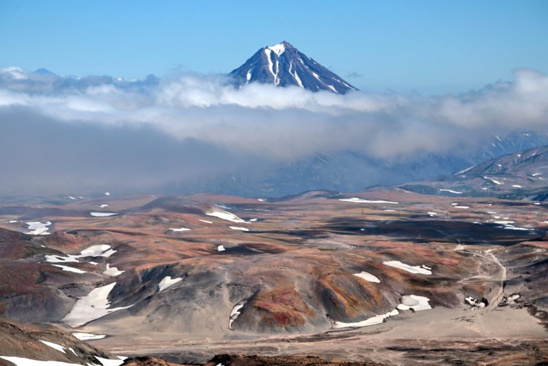 Козельский вулкан вид с вершины