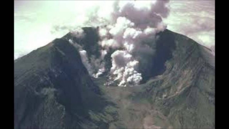 Извержение Тамбора в 1815 году картины