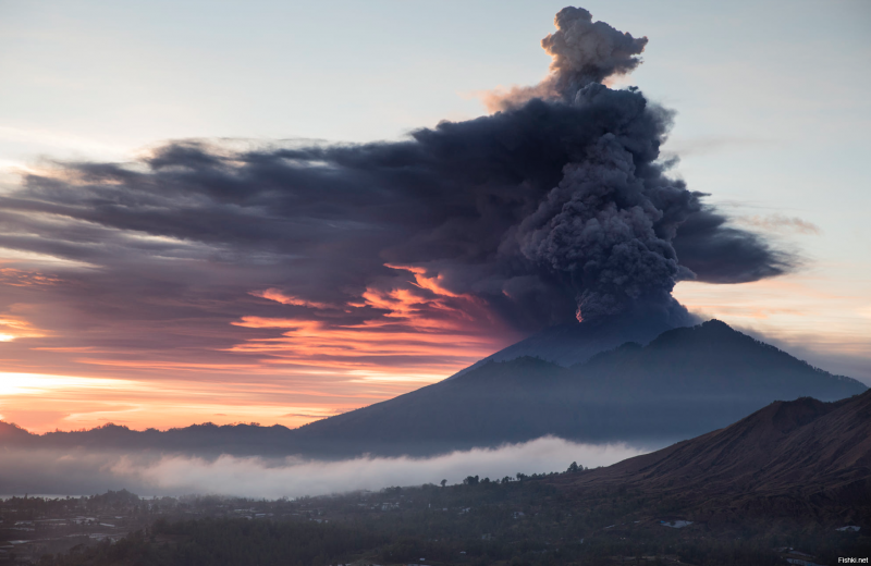 Взрыв вулкана Тамбора