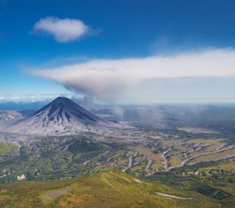 Вилючинский вулкан извержение