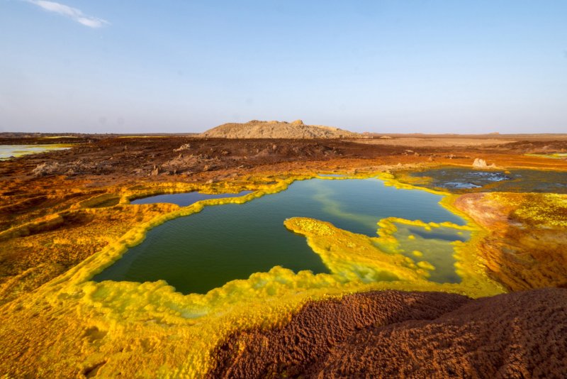 Пустыня Данакиль и вулкан Даллол (Эфиопия)