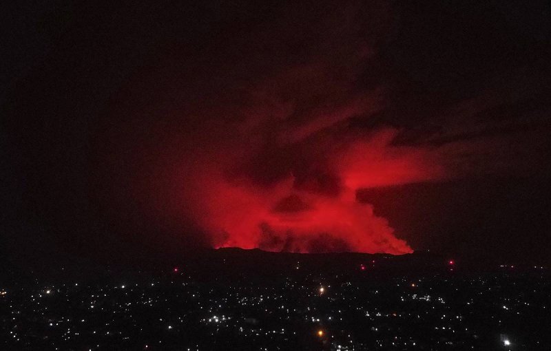 Извержение Ньирагонго 2021