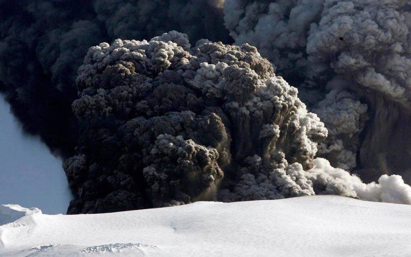Извержение вулкана в Исландии 2010