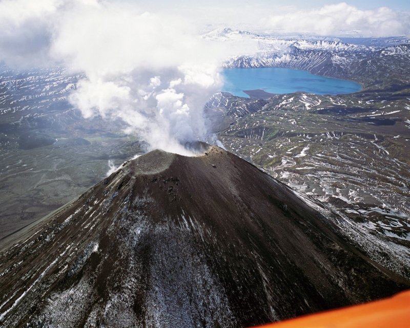 Шивелуч извержение 2004
