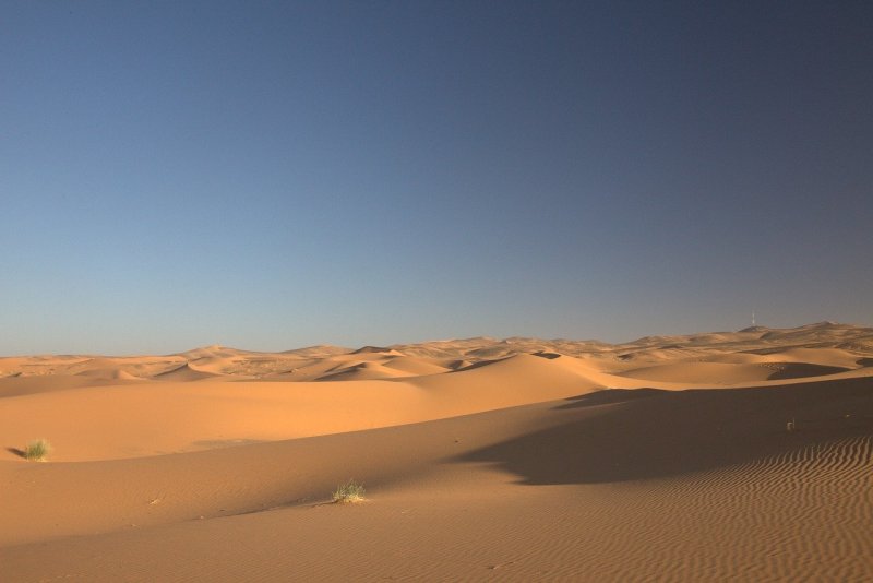 Дворец шаха в пустыне Пески Сахары дюны