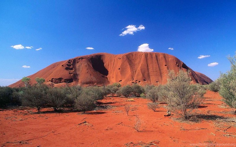 Песчаная пустыня в Австралии