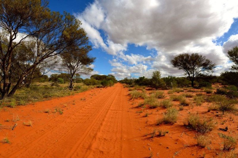 Песчано-солончаковая пустыня Виктория Австралия