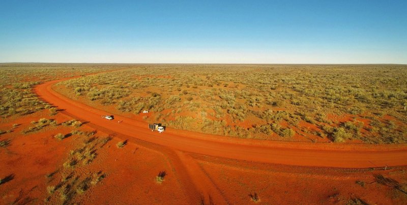 The Simpson Desert is situated
