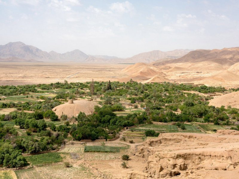 Иран деревня пустыня