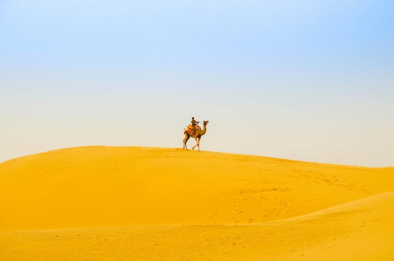 Индусы в пустыне