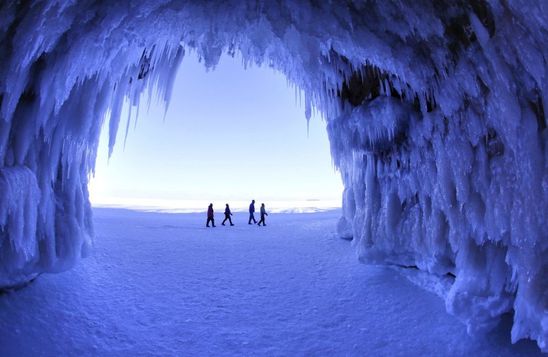 Пещеры на Верхнем озере, Мичиган, США