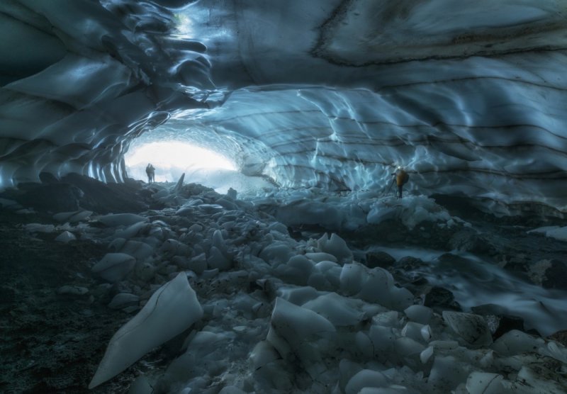 Ледяная пещера Камчатка Мутновский вулкан