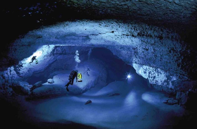 Ординская подводная пещера Пермский край