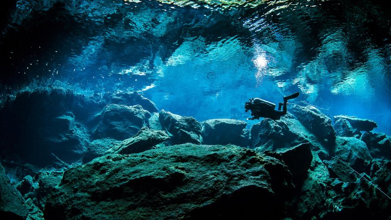 Крым Тарханкут подводные пещеры