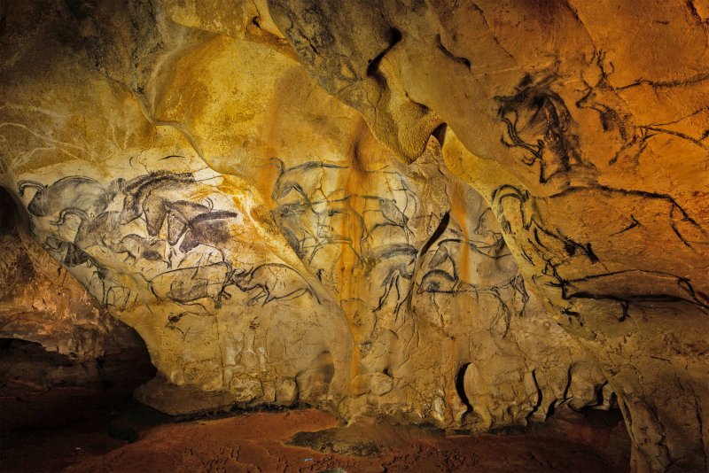 Пещера Шове во Франции рисунки