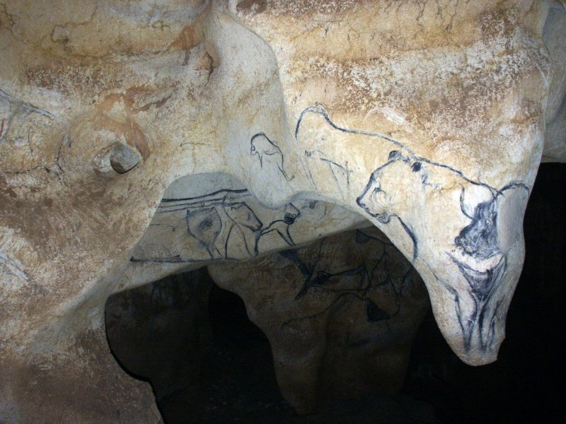 Росписи. Пещера Шове. Франция. Палеолит.