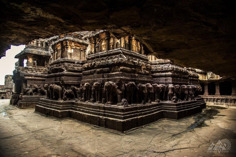 Храм Эллора в Индии