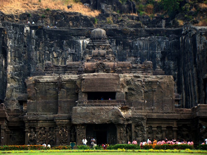 Эллора Индия храм в скале