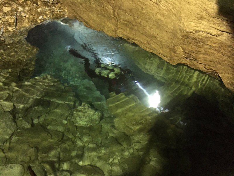 Ординская пещера сухая часть