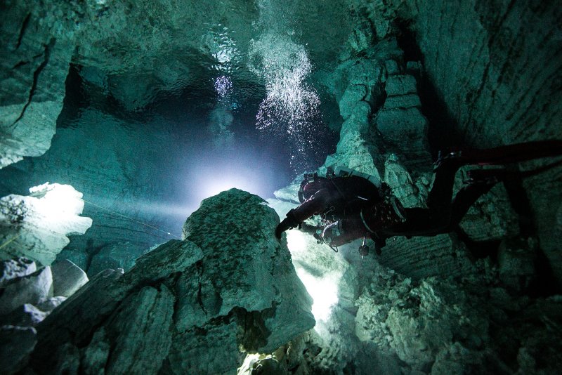 Подводная пещера в Пермском крае