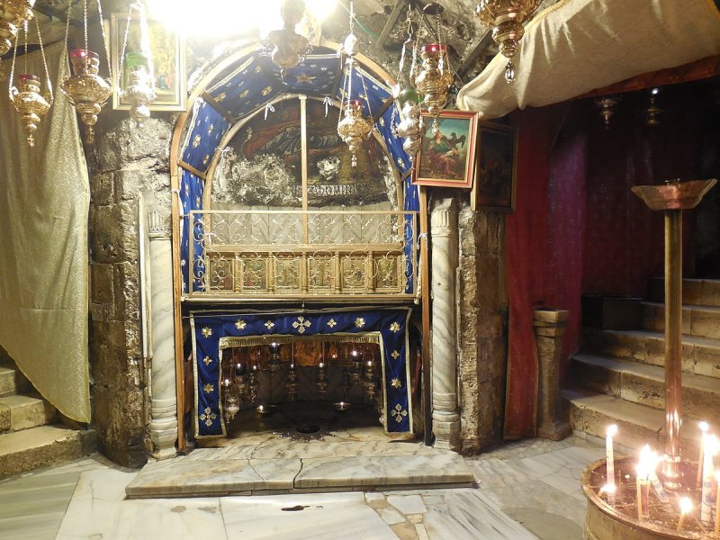 Вифлеем храм Рождества Христова пещера