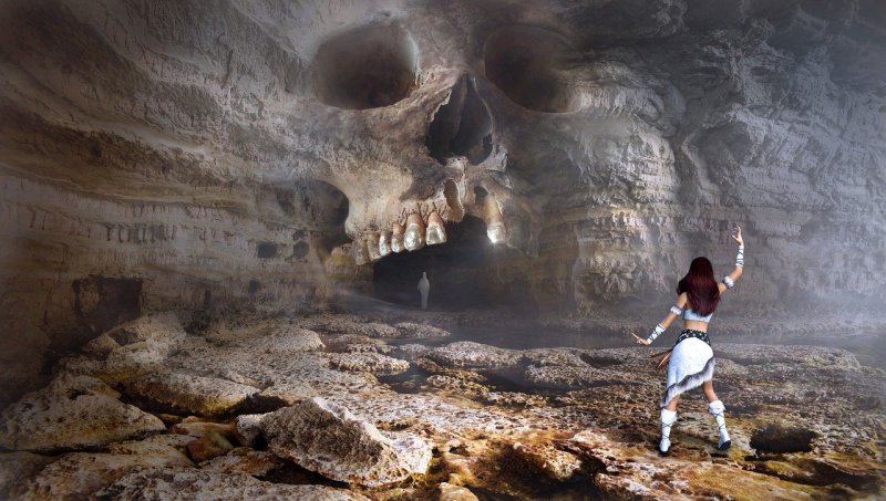 Уровень подземная пещера